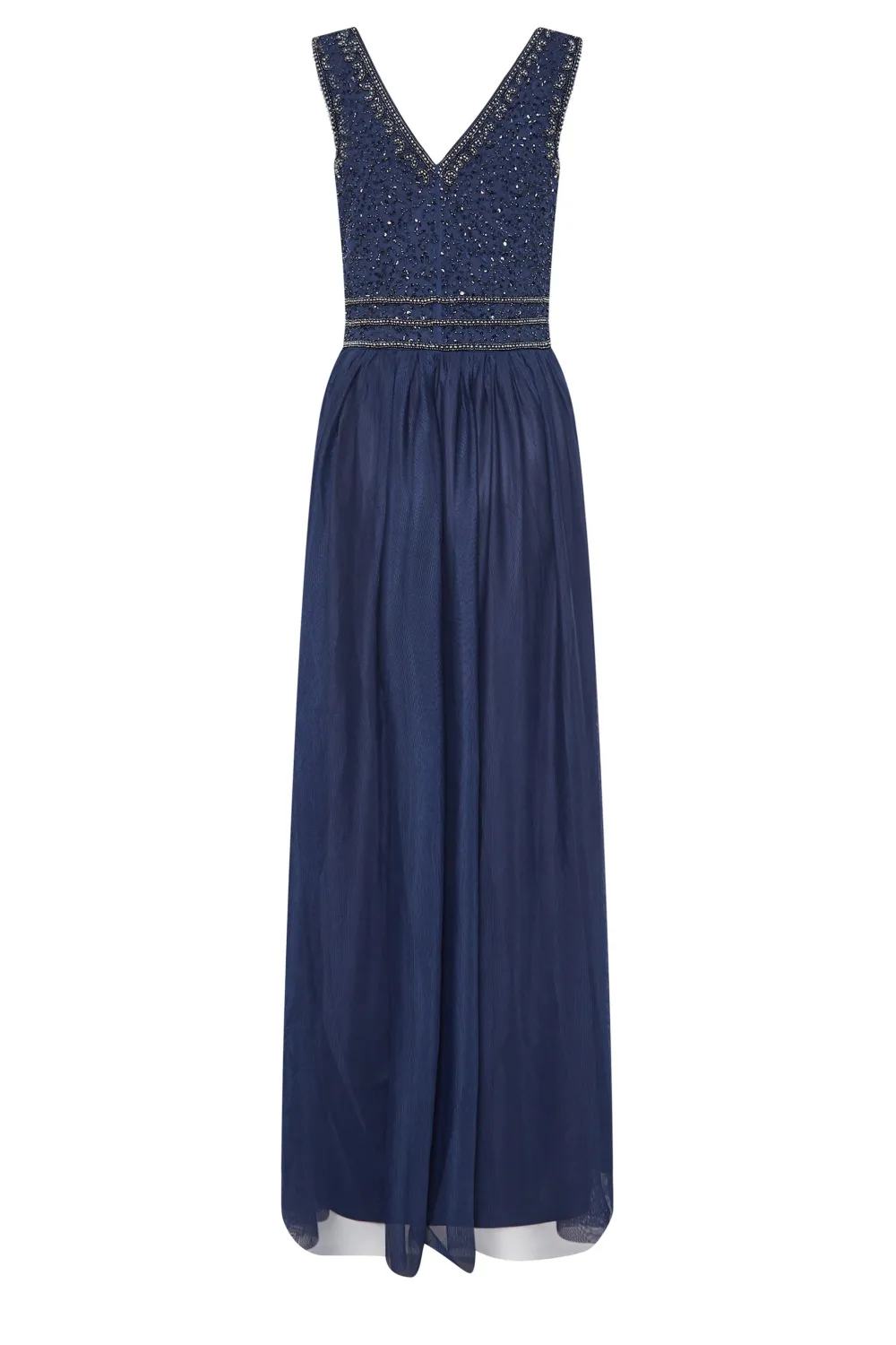 LTS Tall Blush Pink Sequin Hand Embellished Maxi Dress