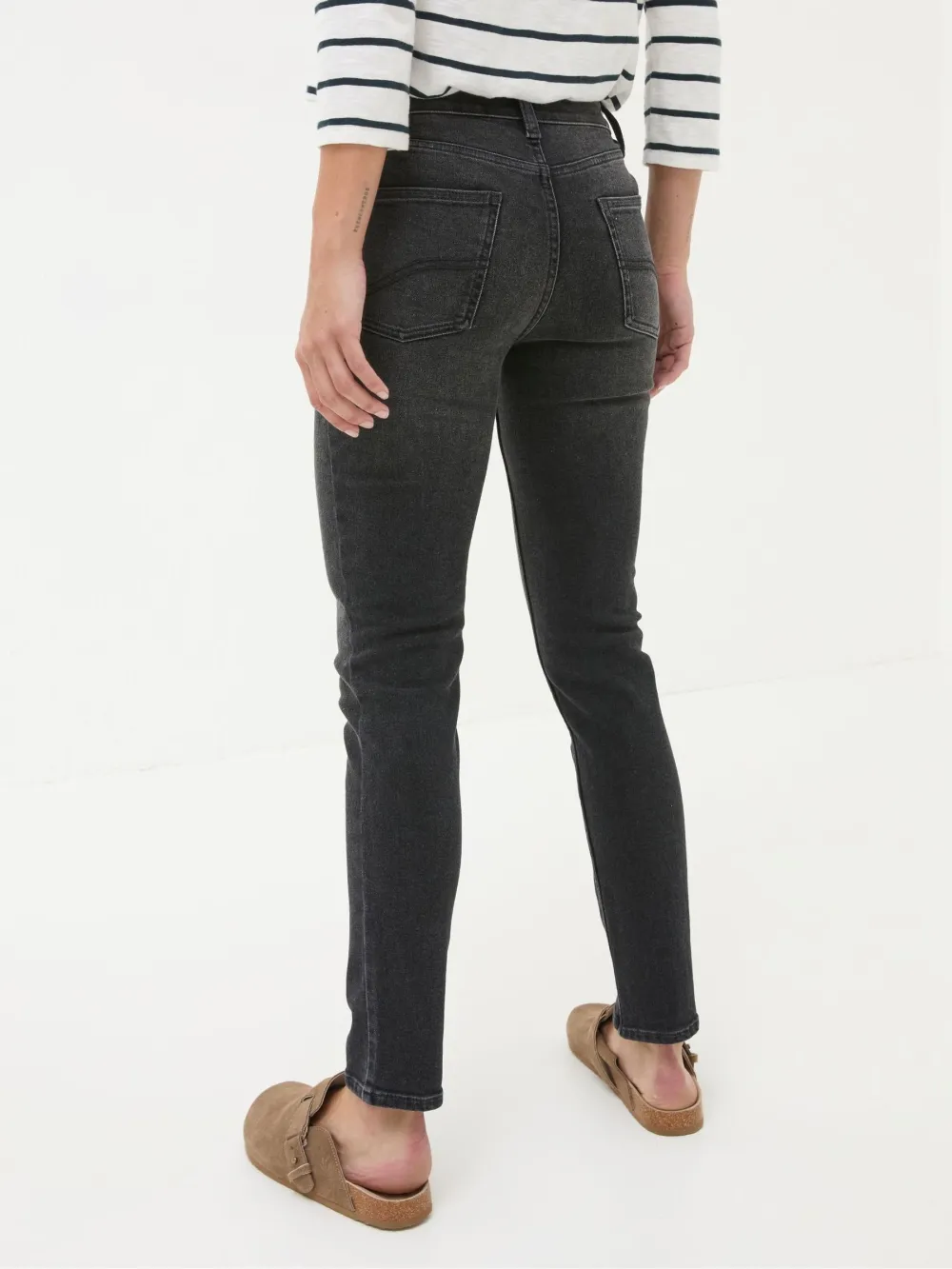 Black Washed Slim Jeans