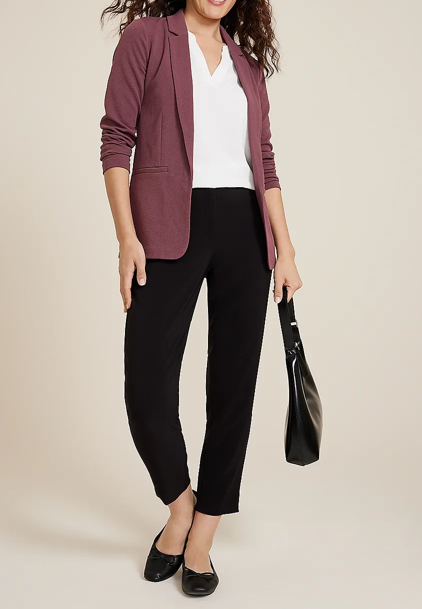 Open Front Long Sleeve Blazer