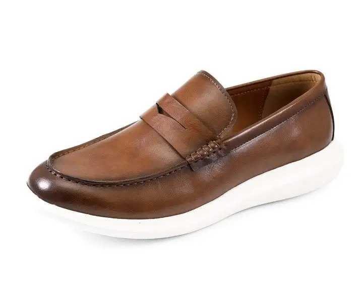 Cognac Dress-Casual Loafers