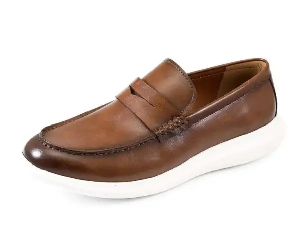Cognac Dress-Casual Loafers