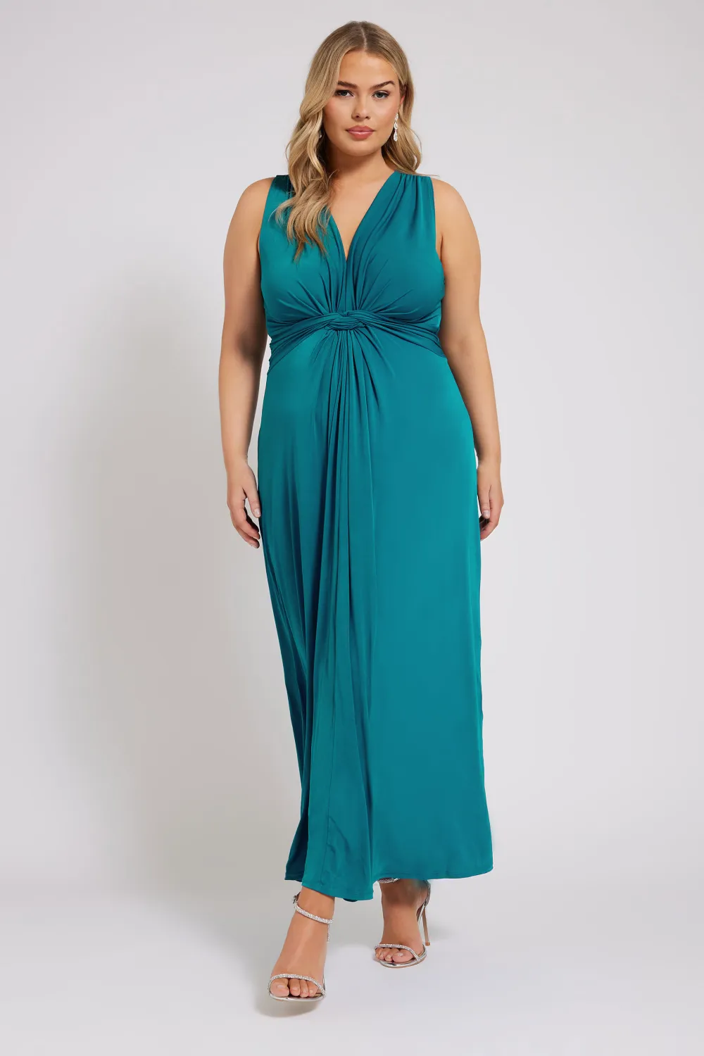 YOURS LONDON Curve Black Abstract Print Maxi Dress