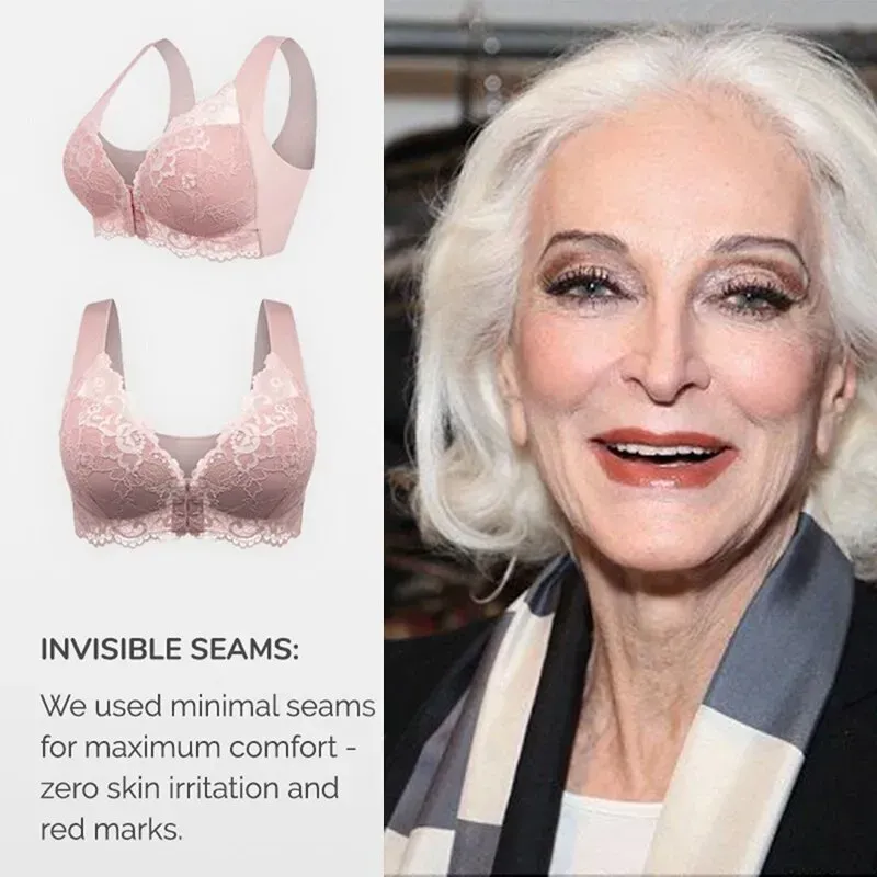 🔥Buy 2 Get 1 Free🔥BRA FOR OLDER WOMEN FRONT CLOSURE 5D SHAPING PUSH UP SEAMLESS NO TRACE BEAUTY BACK SPORTS COMFY BRA
