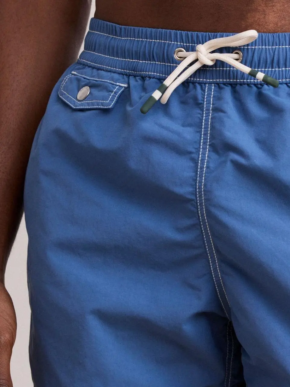 Loose Casual Comfortable Breathable Blue Swim Trunks
