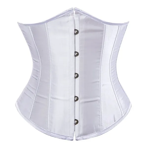 Corset Women's Plus Size Corsets Casual Country Bavarian Underbust Corset Classic Tummy Control Fashion Solid Color Buckle Hook & Eye Nylon Polyester / Cotton Christmas Halloween Wedding Party / Club