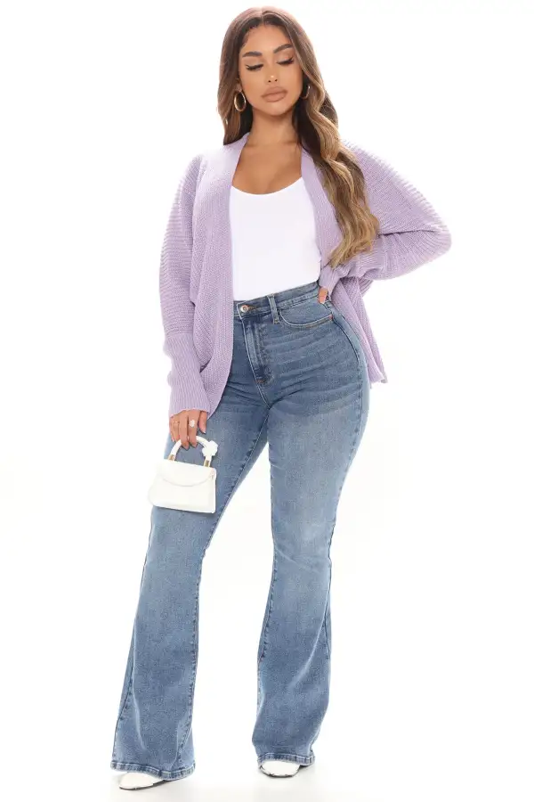 Just Go With It Cardigan - Lavender