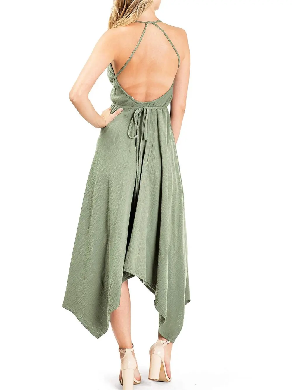 Backless Midi Dress