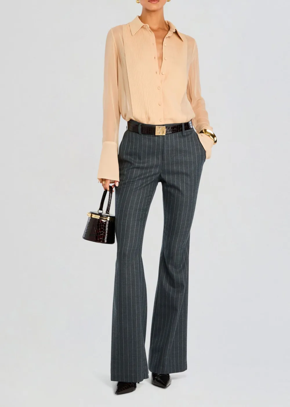 Flared Striped Pant