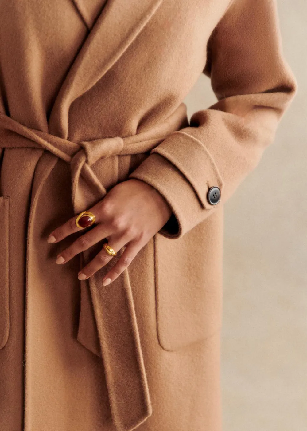 Long Double-Sided Wool Coat