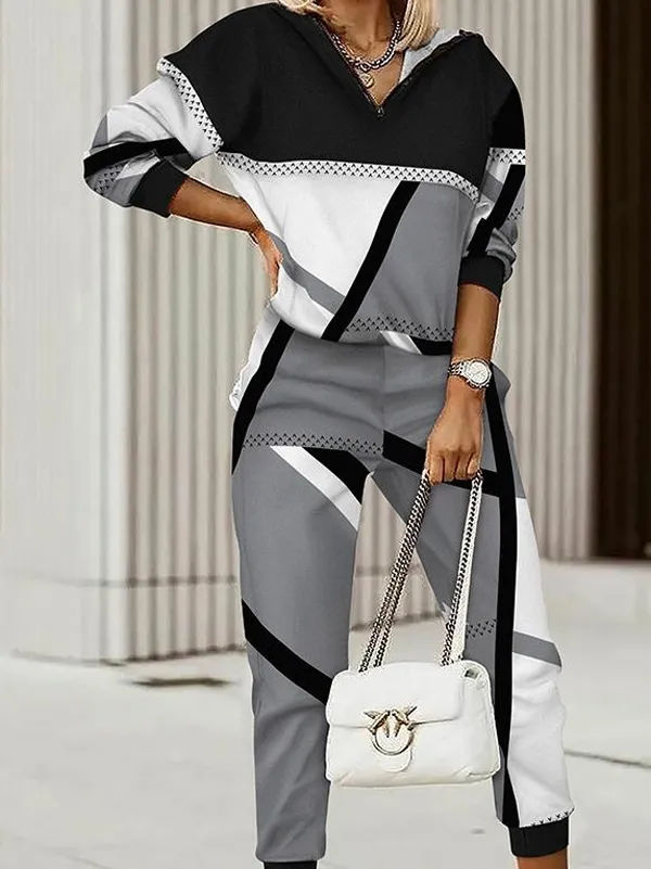 Hoodie Loose Casual Two-Piece Set