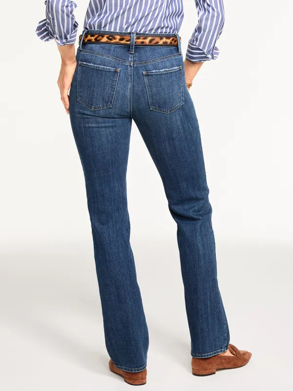 Women'S Elegant Style High-Waist Denim Mini Flared Pants