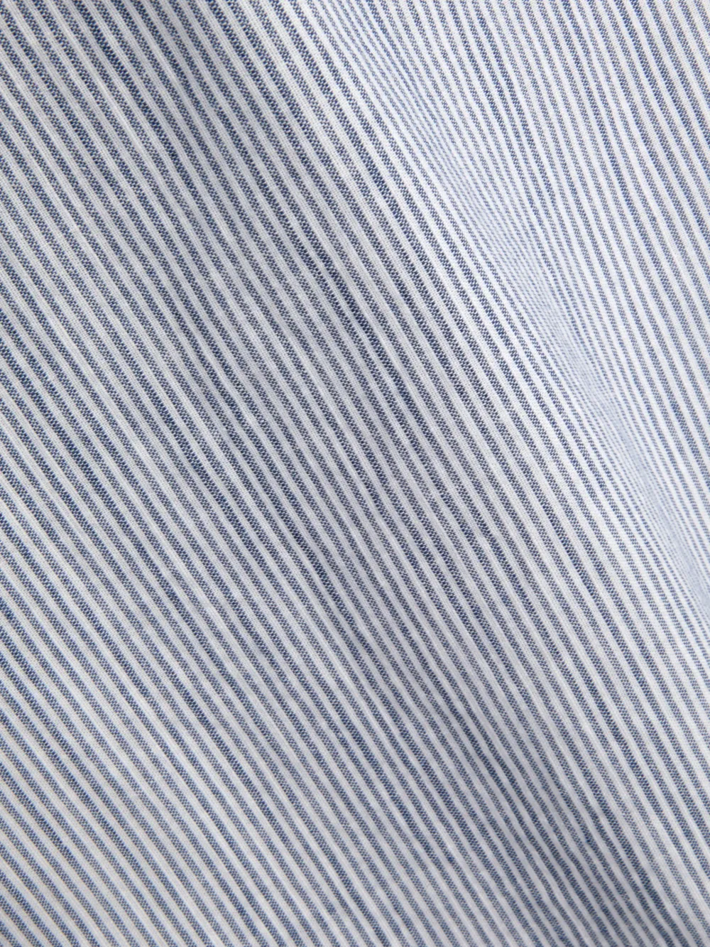 Blue Long Sleeve Casual Style Cotton Shirt