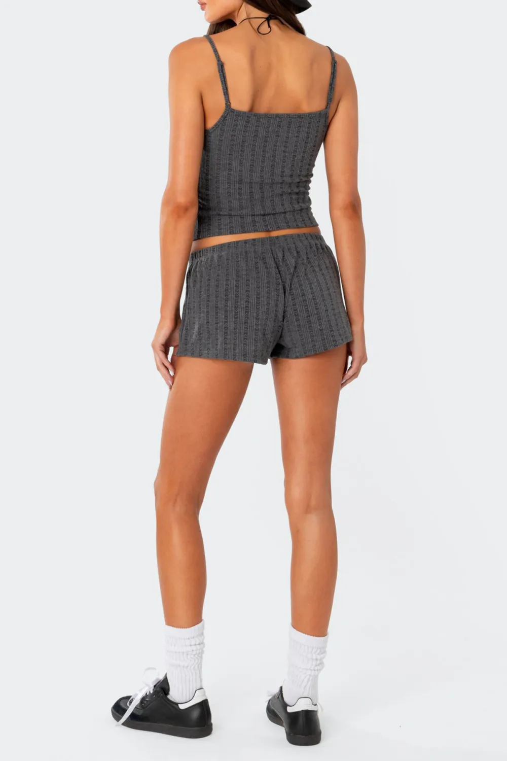 Pointelle Lace Tank Top