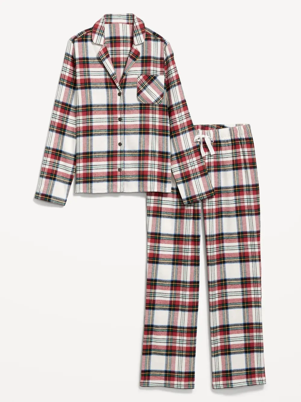 FLANNEL PAJAMA SET FOR WOMEN