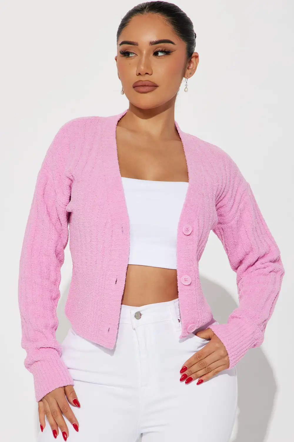 Nerida Cardigan - Pink