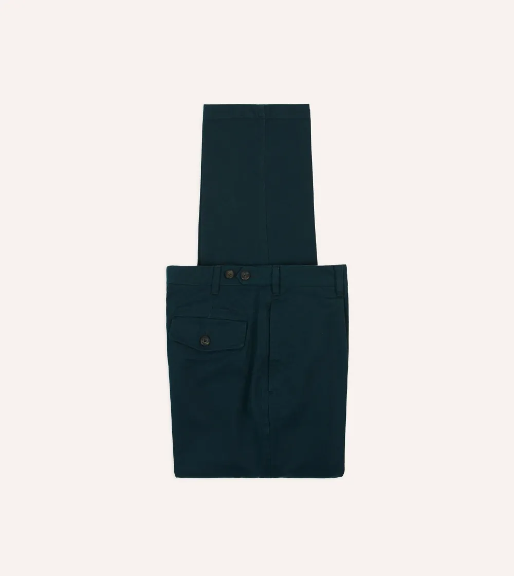 Daily Navy Vintage Wash Cotton Games Trousers Casual Style