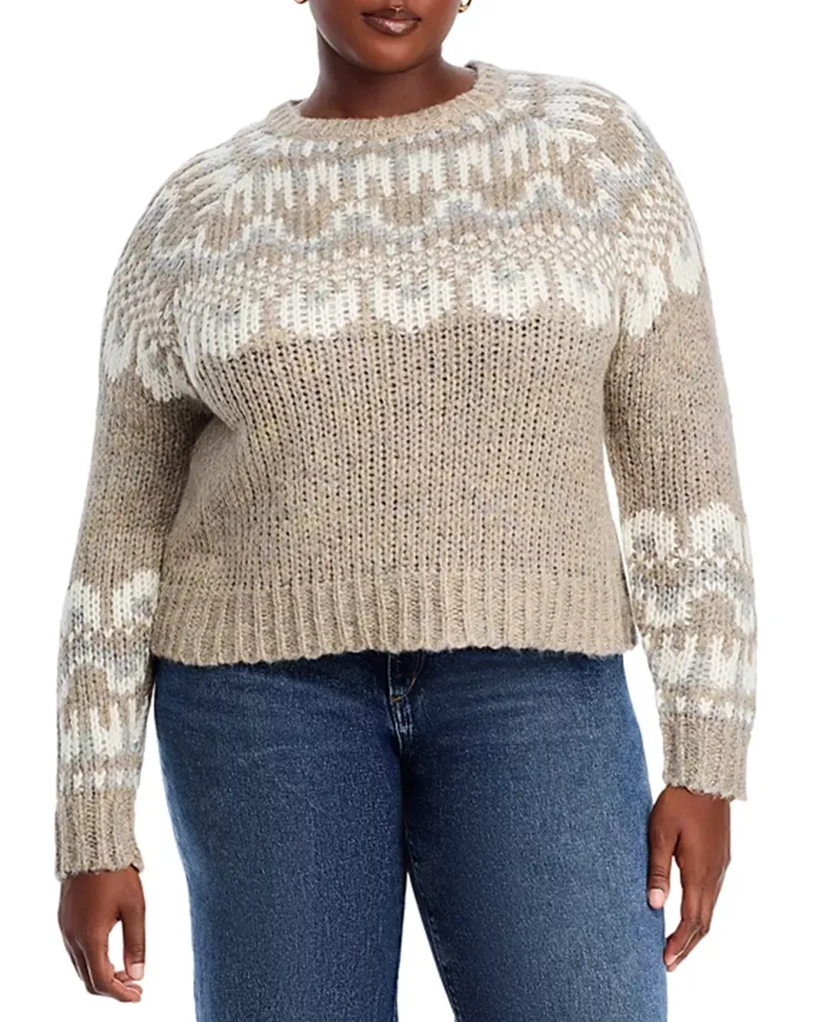 Sandstone Art Graphic Crewneck Sweater