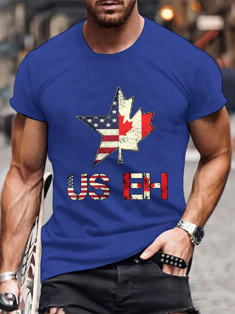 Men'S We Are Canada Strong We Will Never Yield To Tru.p T-Shirt