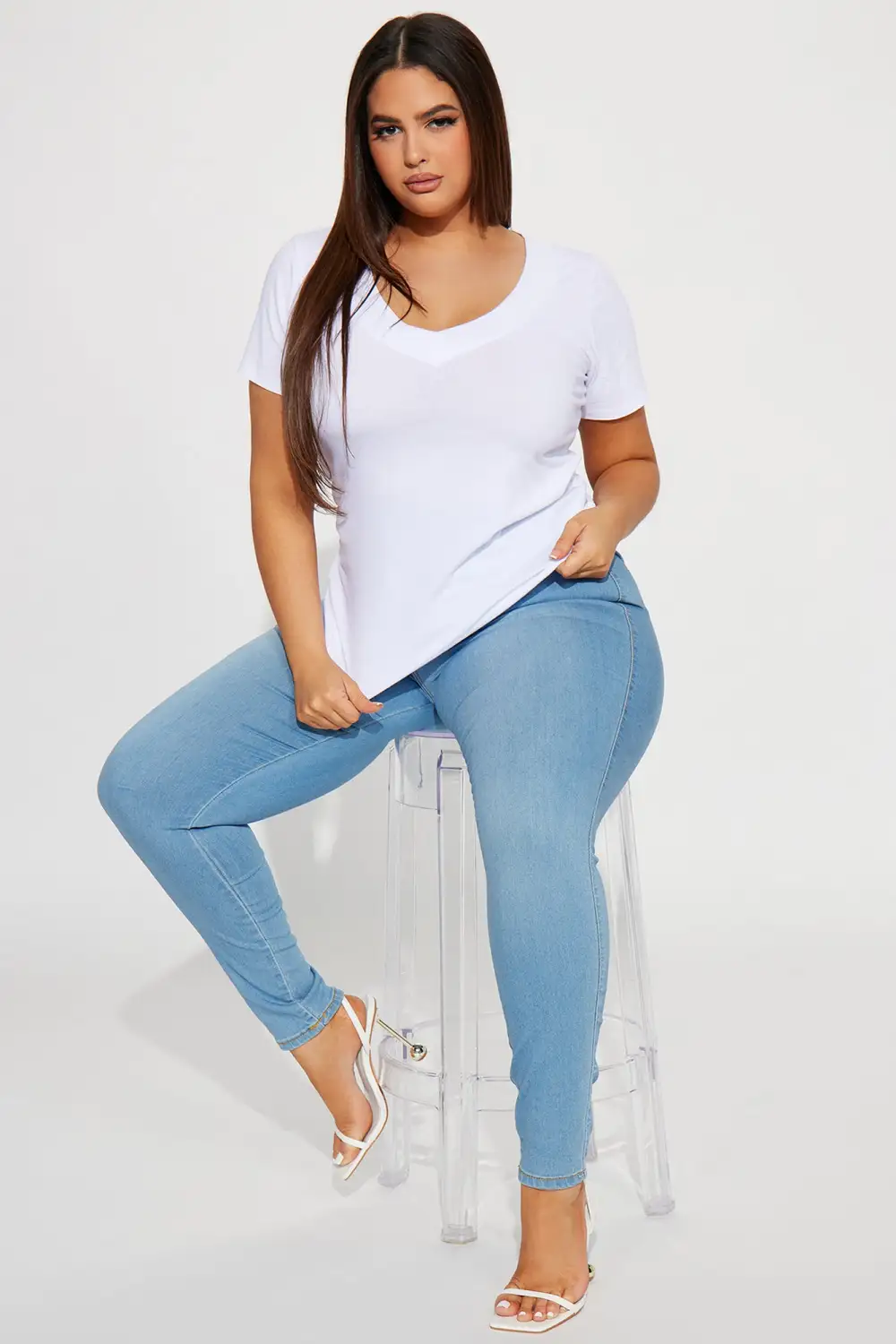 Not On My Level Top - White