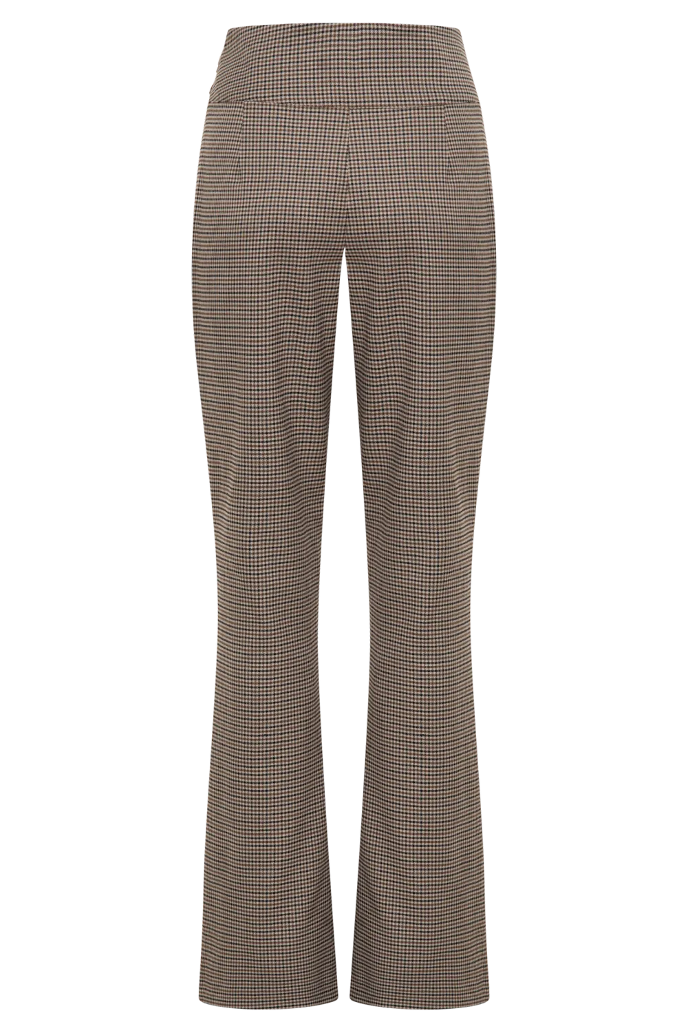 Mid Rise Buckle Straight Leg Pant