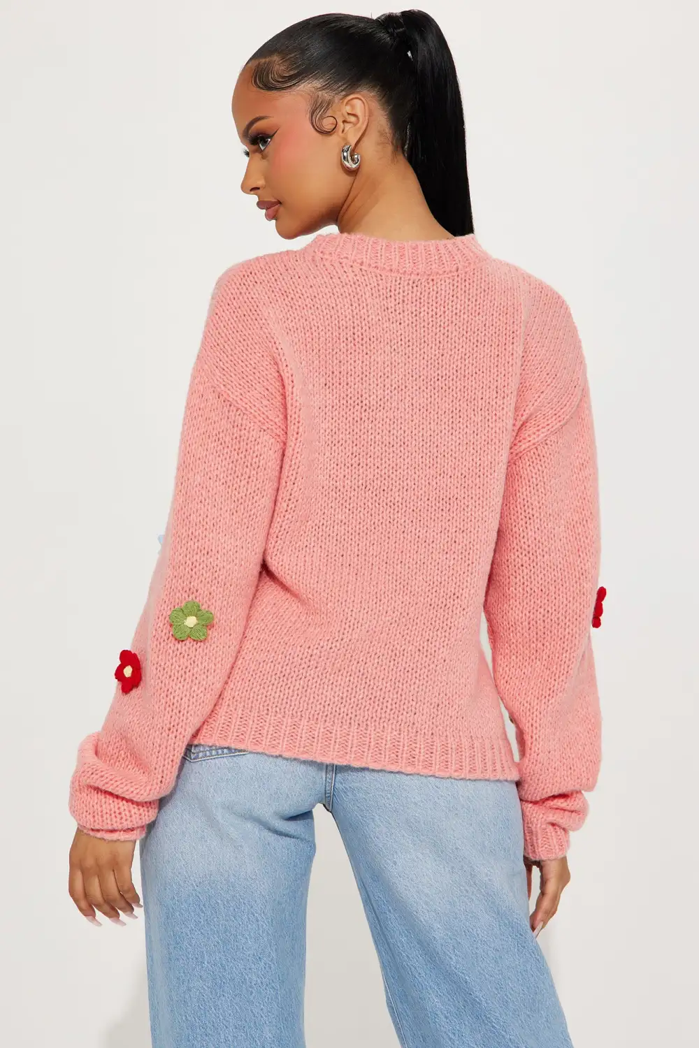 In Season Sweater - Pink/combo