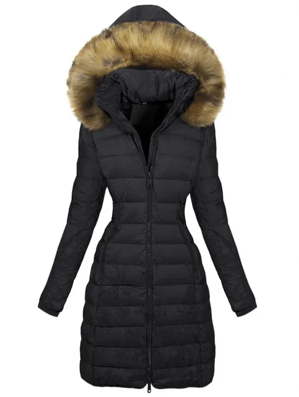 Black Parka Coat Large Size