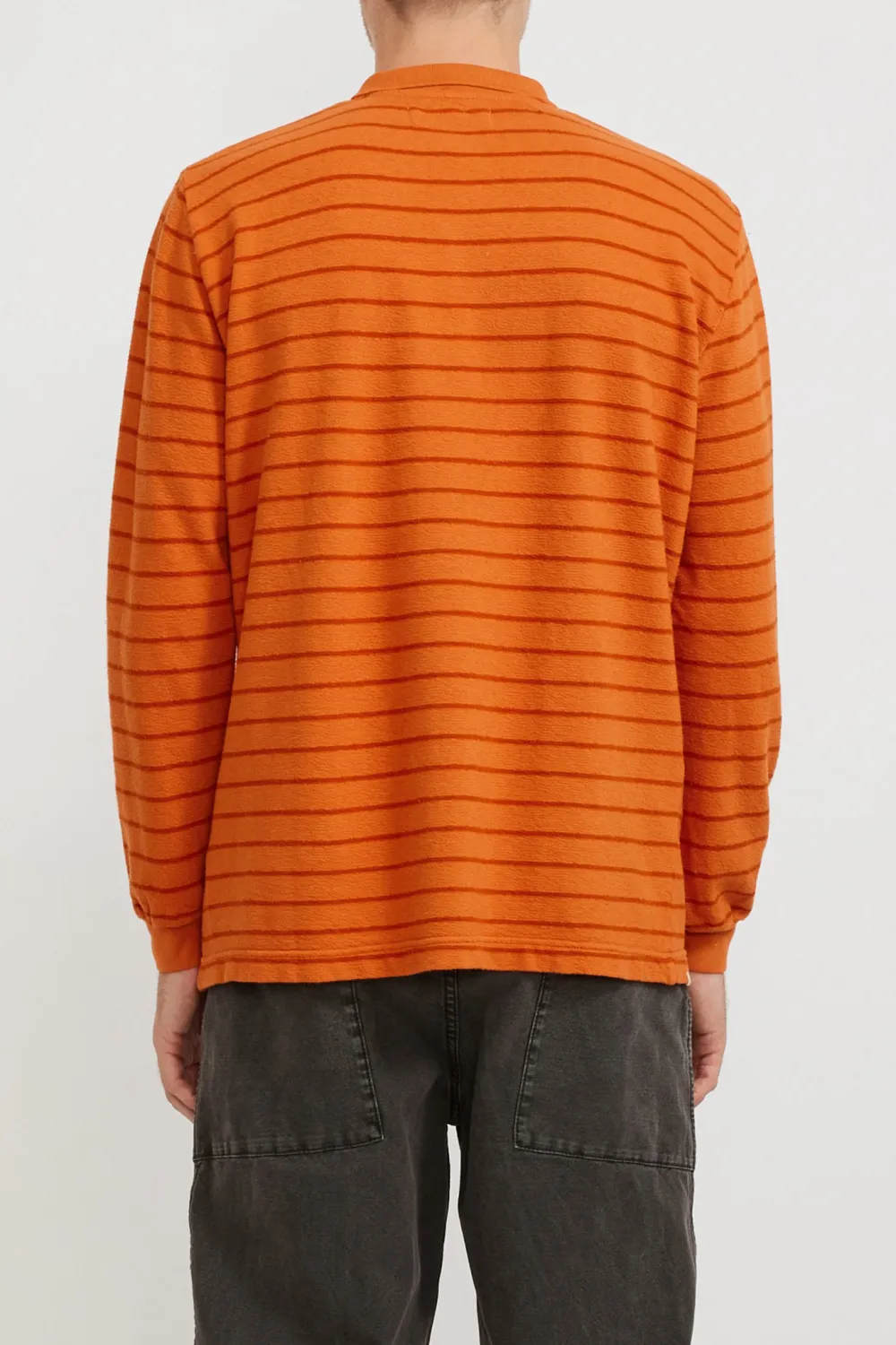Loch Bay Polo Tangerine Stripe