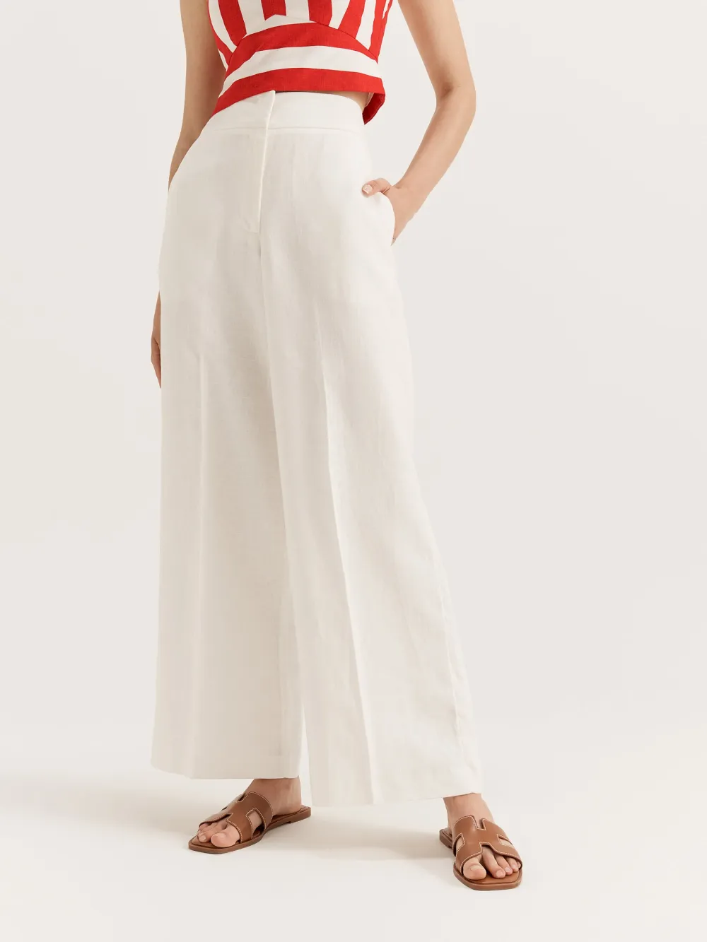 High Waisted Wide Leg Pants
