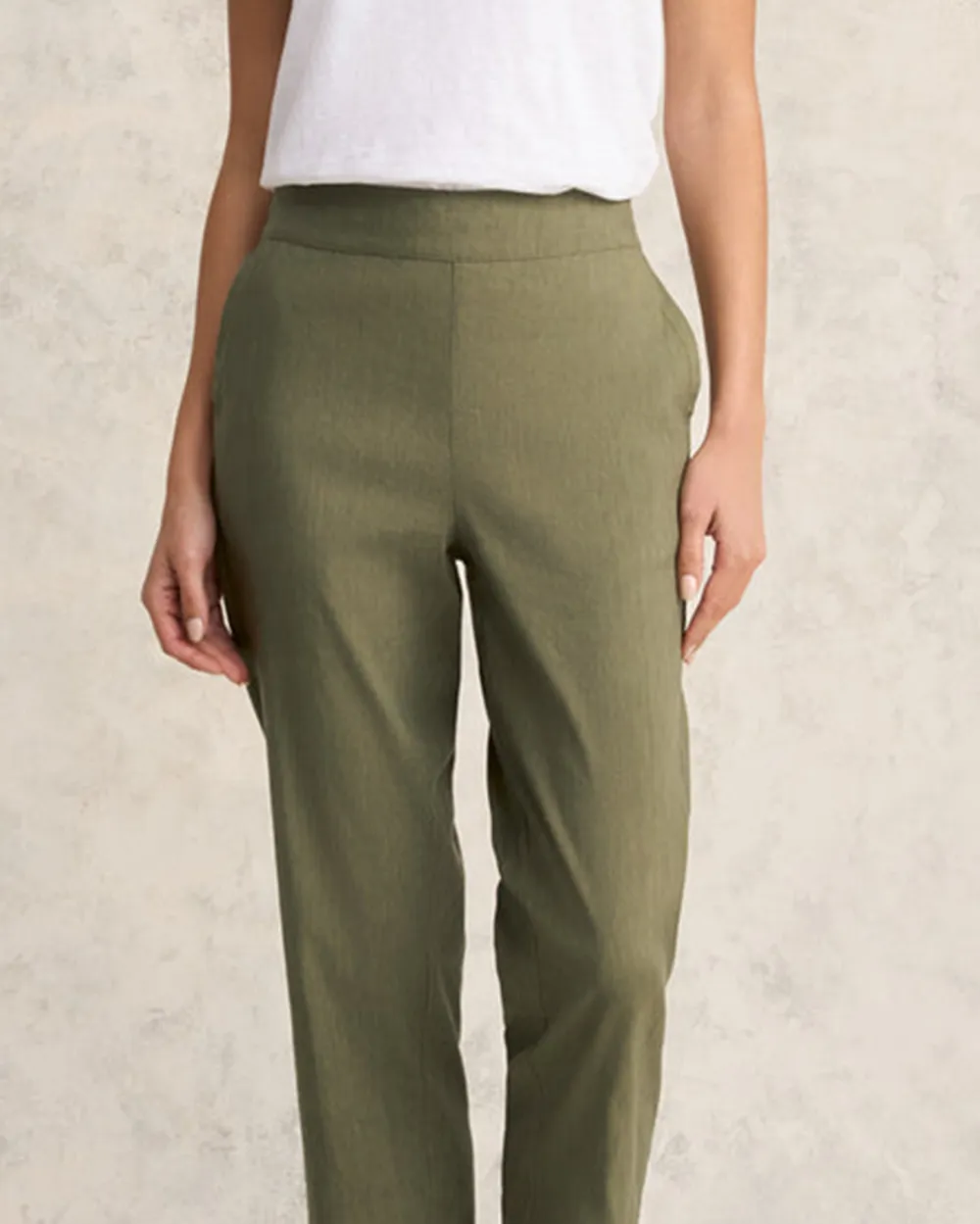 Slim Fit Ankle Length Pants