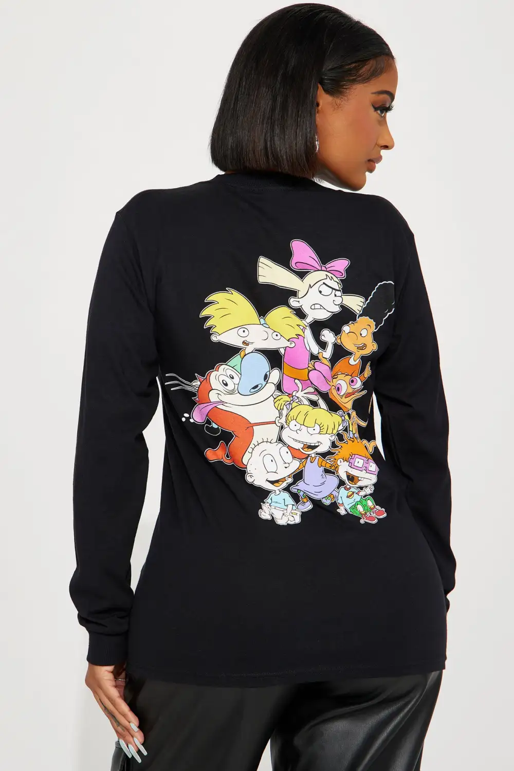 My Childhood Long Sleeve Tee - Black