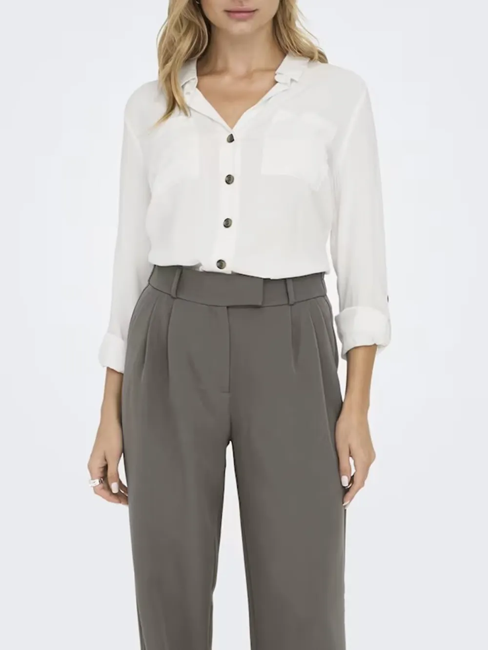 Striped Long Sleeve Casual Style Blouses