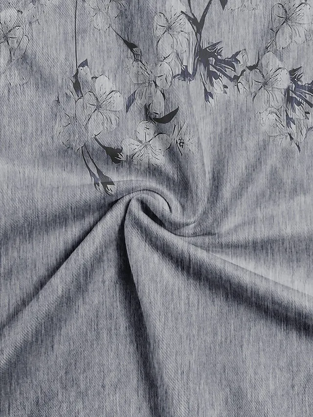 Women's T shirt Tee White Yellow Light Green Floral Button Print Short Sleeve Holiday Weekend Tunic Basic Round Neck Regular Fit Floral Painting