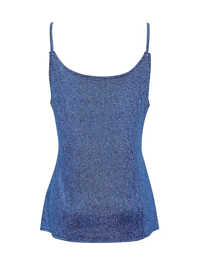 Women's Tank Top Camisole Going Out Tops Summer Tops Silver Pink Golden Sequins Sleeveless Casual Club Basic Sexy Beach V Neck Regular S