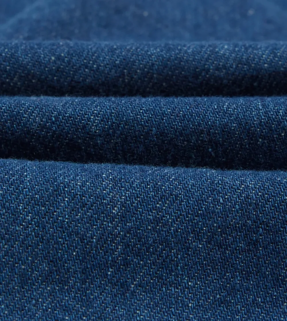 Daily Stone Wash Indigo Cotton Drawstring Shorts Casual Style