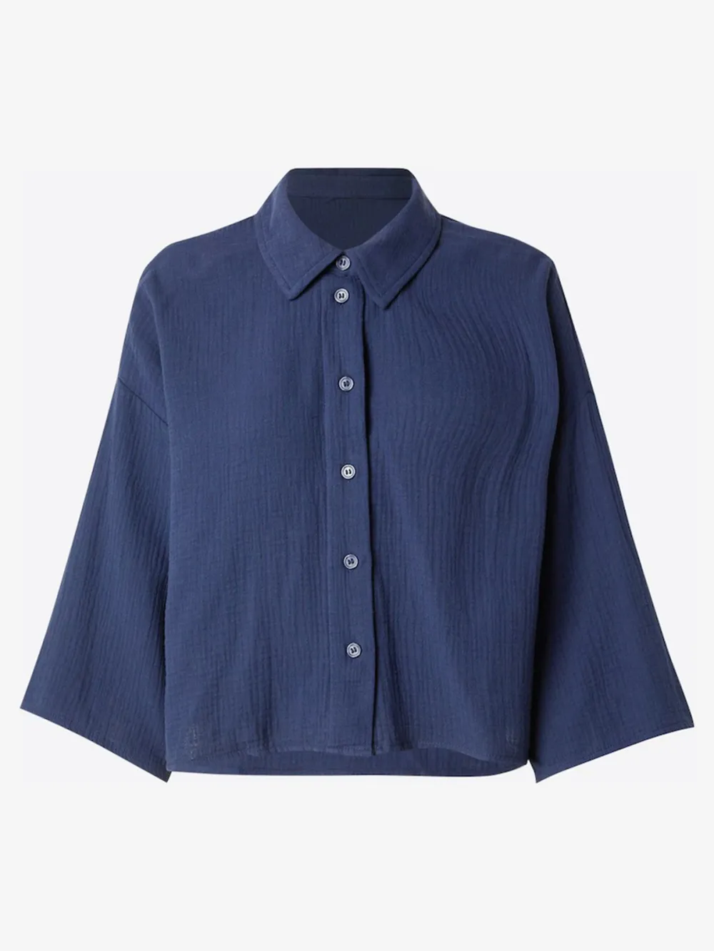 Breast Pocket Casual Style Blouses