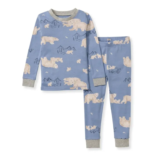 Polar Mountain Organic Cotton Boy Pajamas