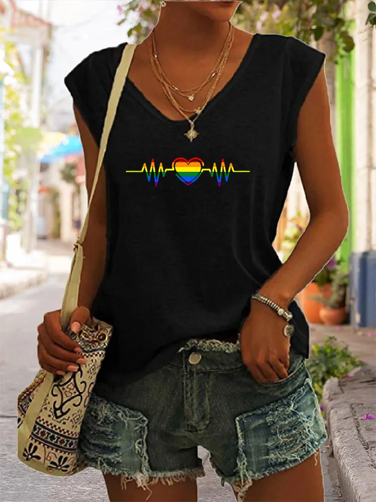 Women's Gay Day V-neck Vest