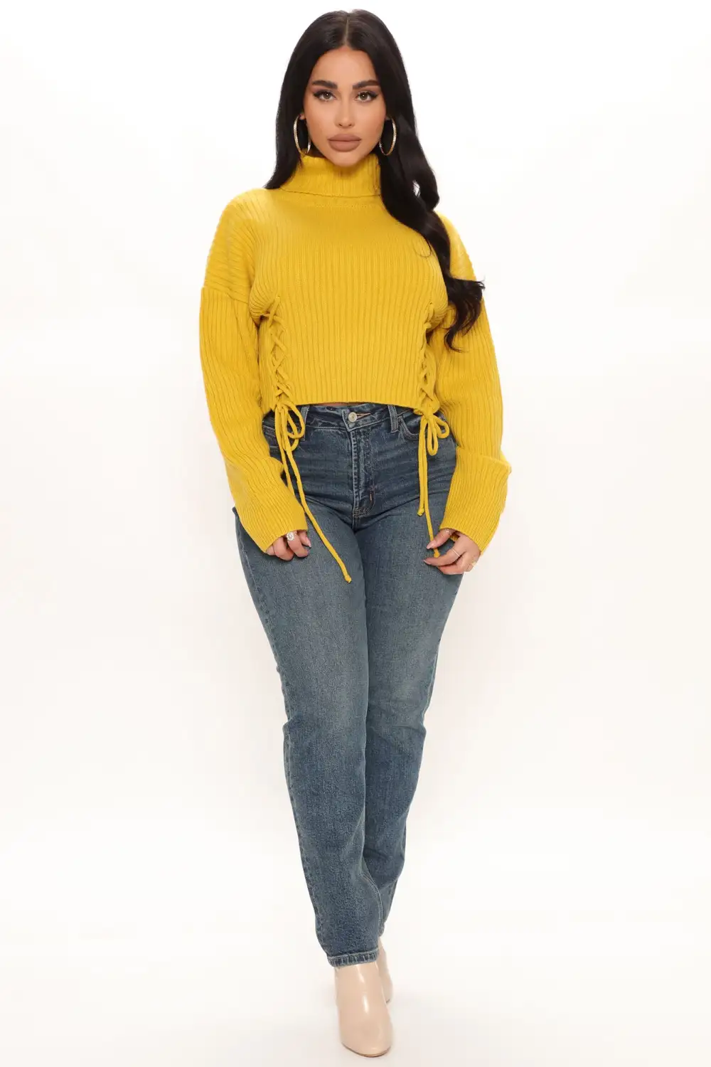 Hidden Surprises Sweater - Mustard