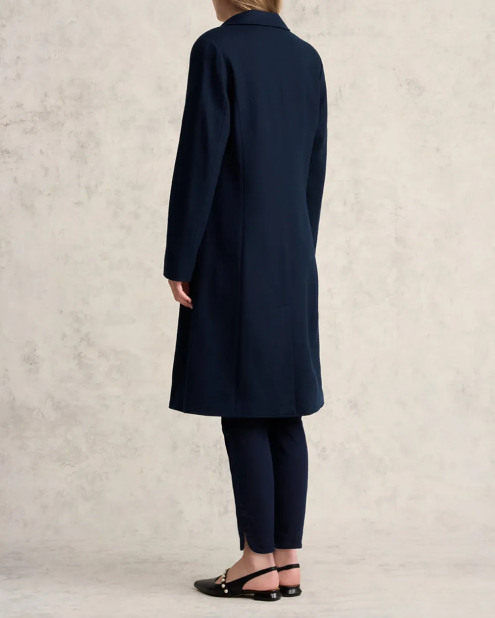 Long Line Single Breasted Coat