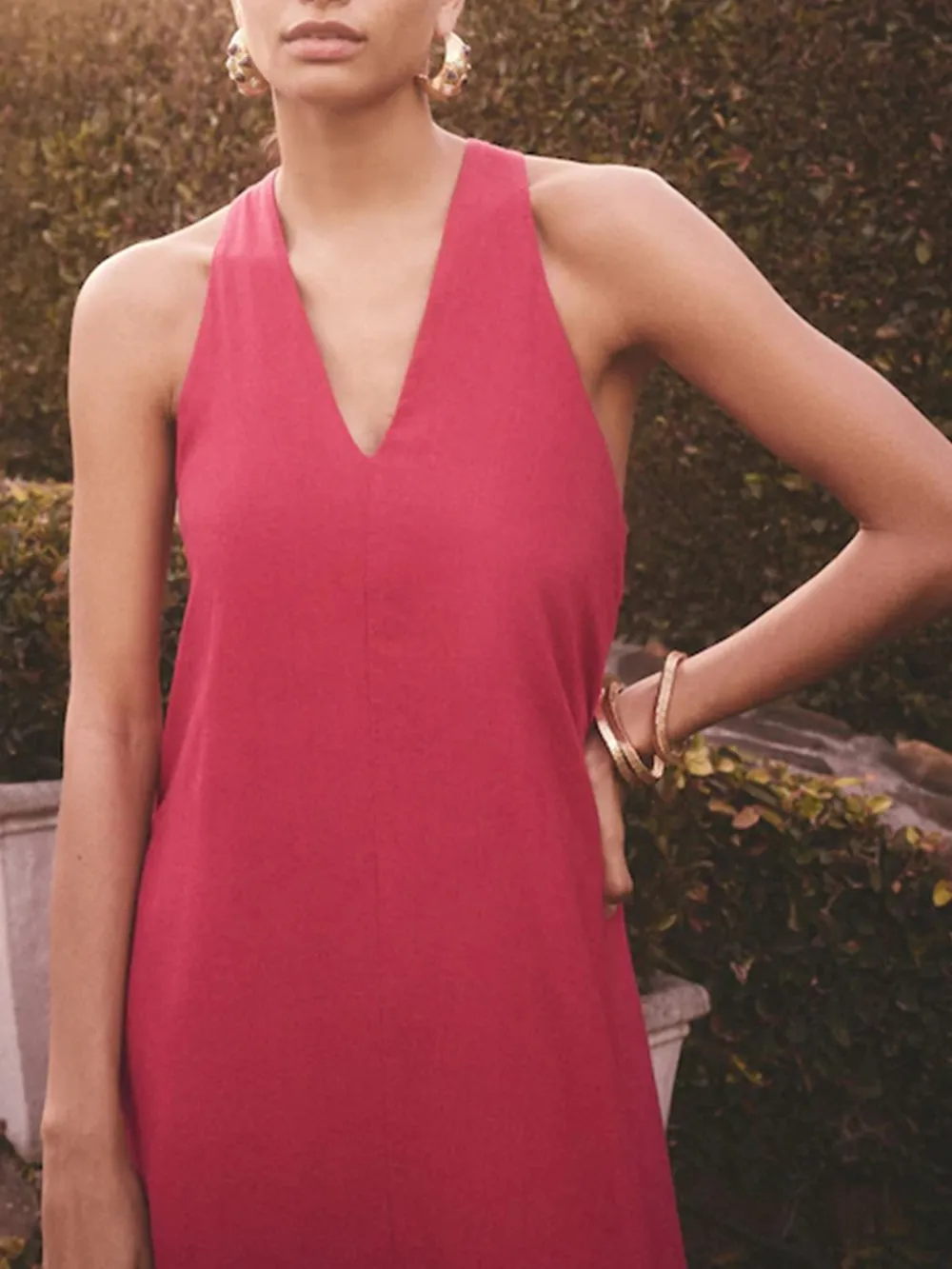 Casual Minimalist Neck-Strap Lightness Dress