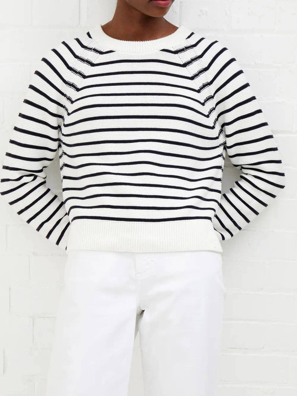 Classic Basic Striped Sweater