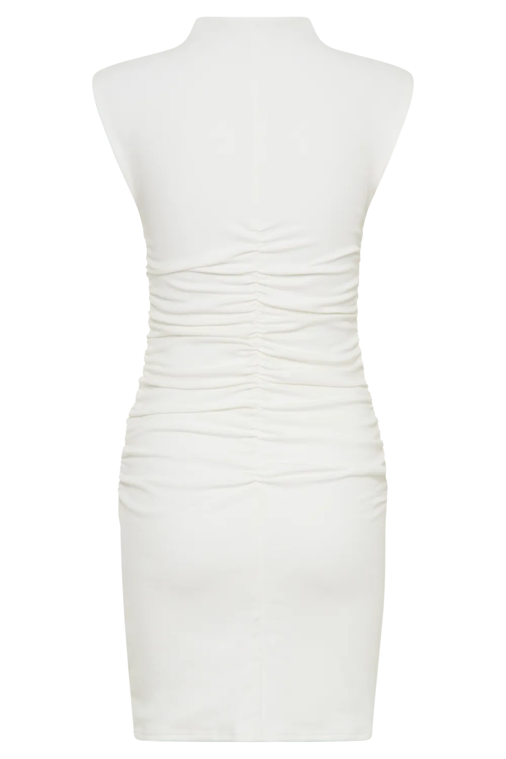 High Neck Sleeveless Mini Dress