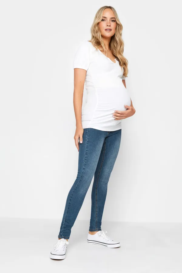 LTS Tall Maternity Grey Skinny AVA Jeans