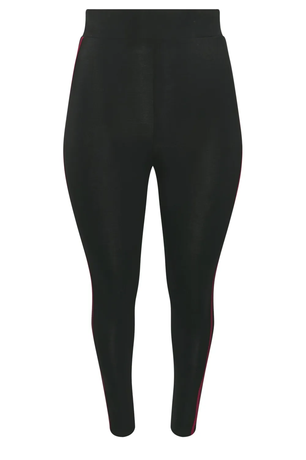YOURS ACTIVE Curve Black Side Stripe Stretch Leggings