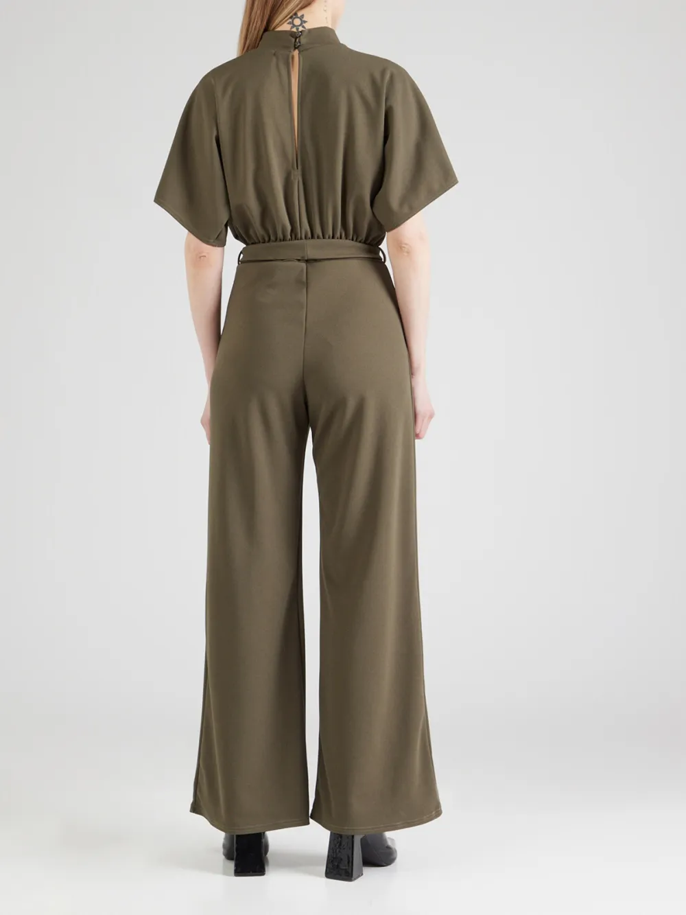 Keyhole Back Casual Style Jumpsuit