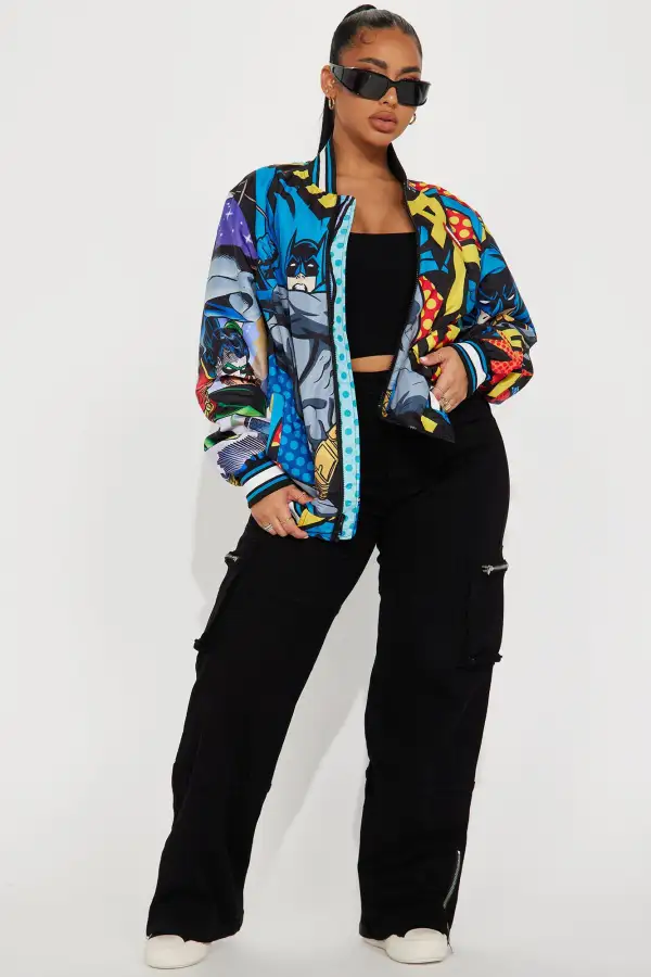 World Of Batman Bomber Jacket - Multi Color