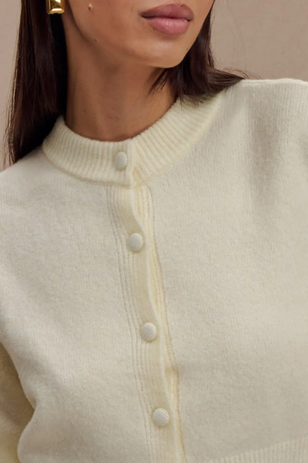 Casual Style Knit Cardigan