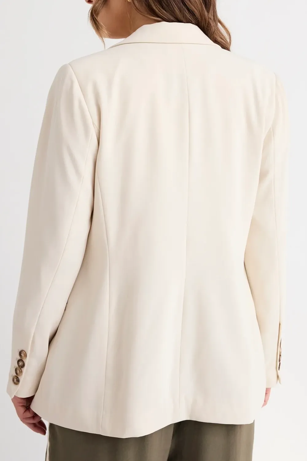 Lapel Single Breasted Blazer