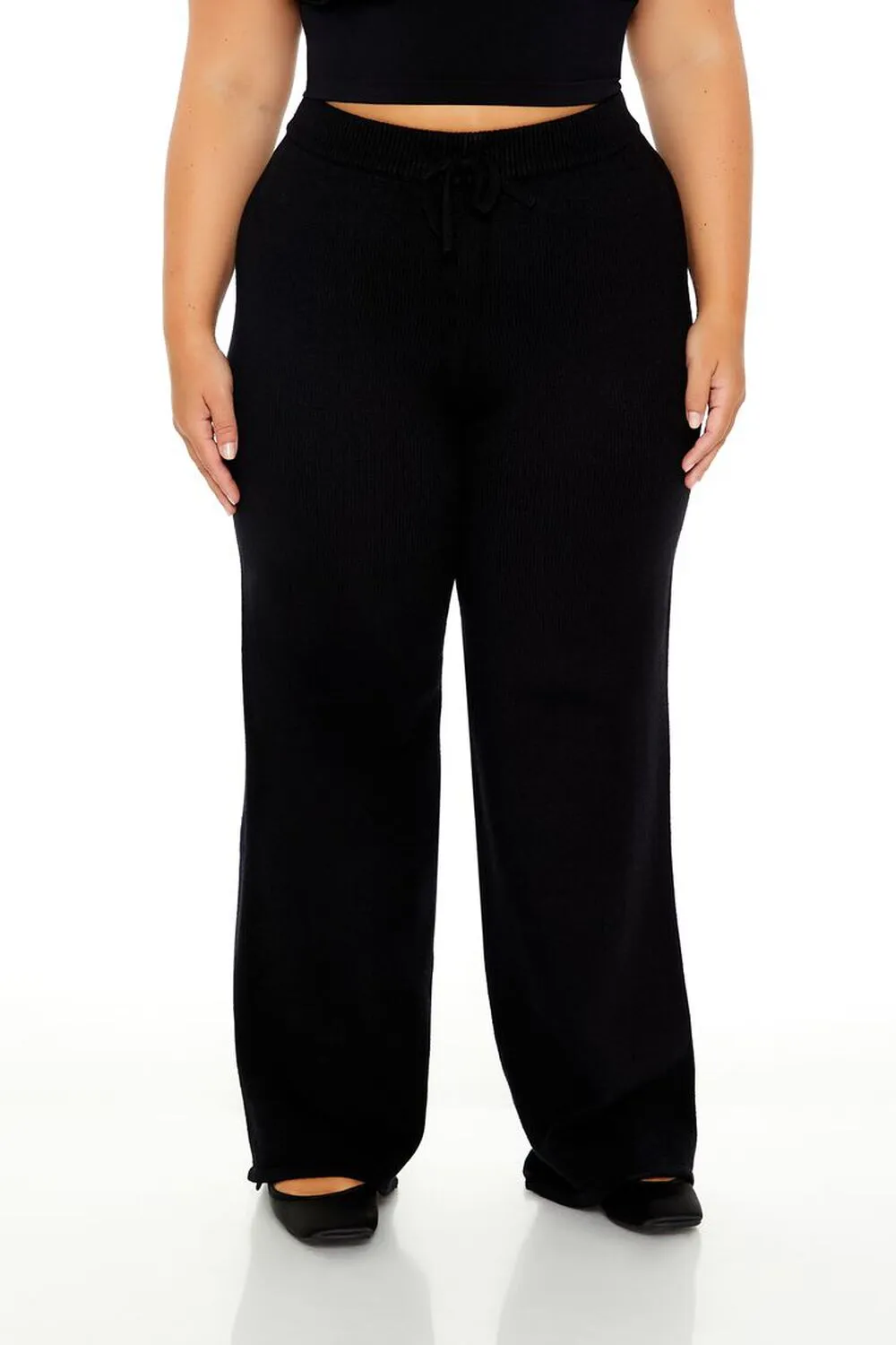 Plus Size Sweater-Knit Pants