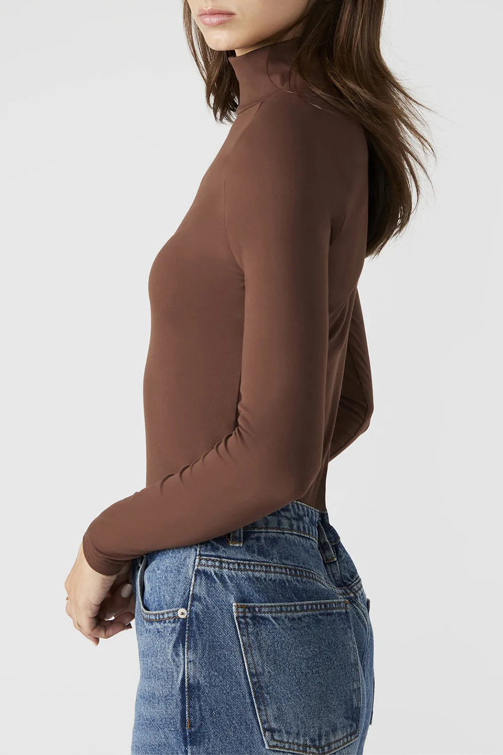 NELLE BODYSUIT BROWN